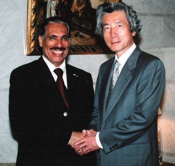 H.E. Saeed Al Nowais at an official meeting
